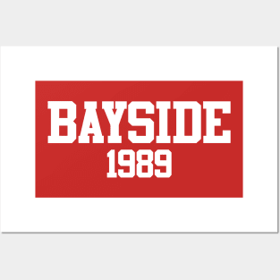 Bayside 1989 (Red) Posters and Art